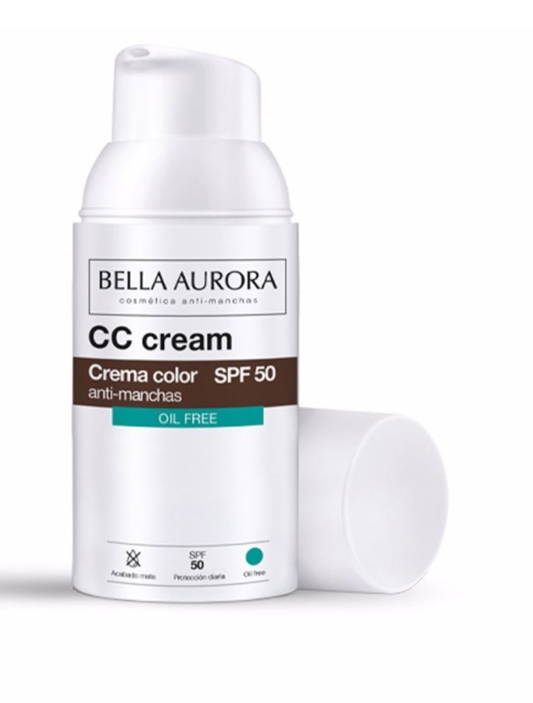 Bella Aurora CC Cream SPF50+ COLOR (oil control)