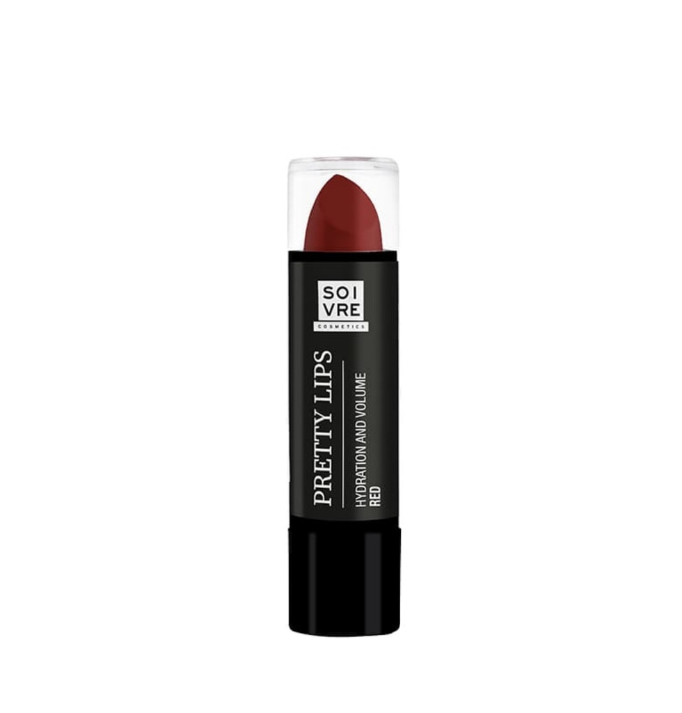 Soivre barra labios pretty lips rojo