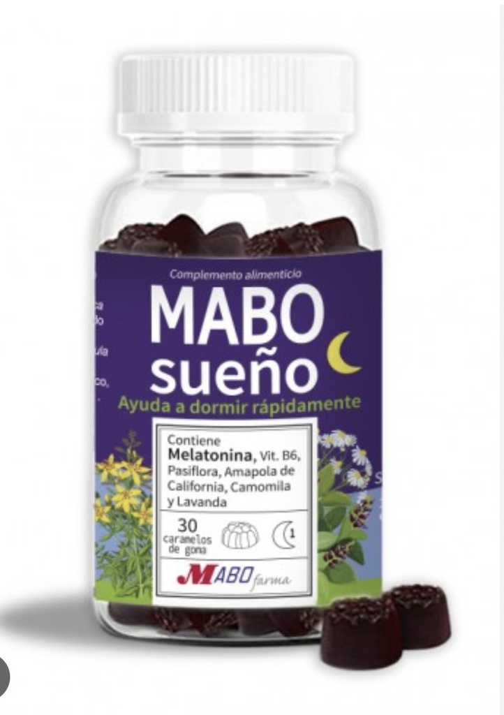 Gummies mabo melatonina adultos sabor mora