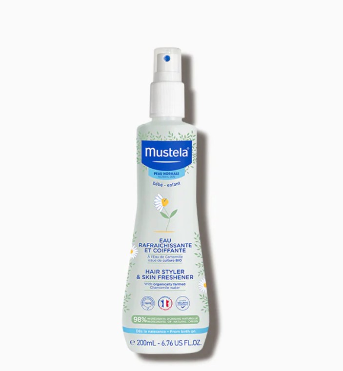 Agua de peinado mustela