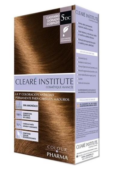 Clearé institute tinte capilar 5DC Castaño dorado cobrizo